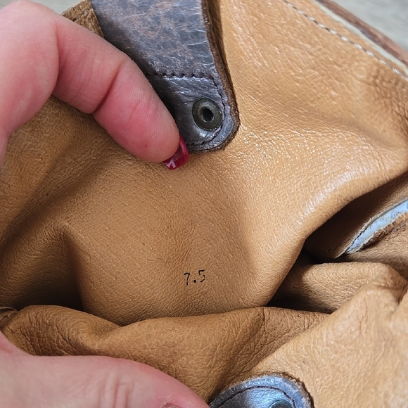 Gray Wedge Ankle Boots with Leather Upper and High Heel - Picture 5 of 6